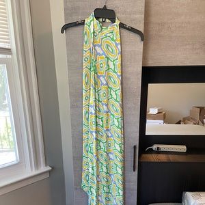 Zara printed midi dress